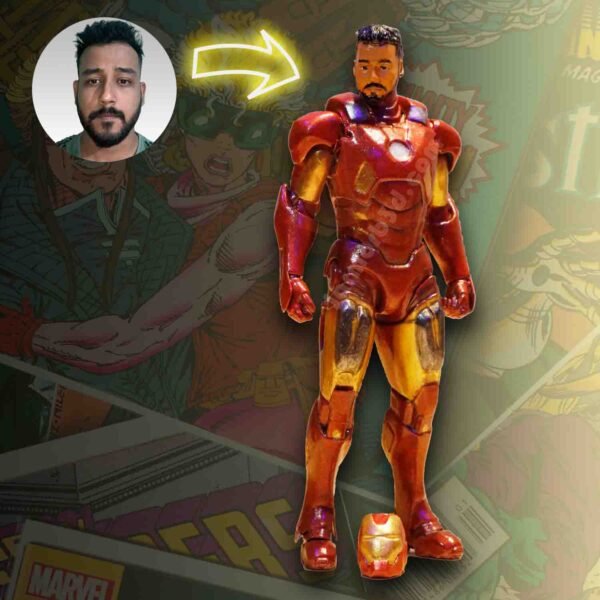 superhero colored miniature